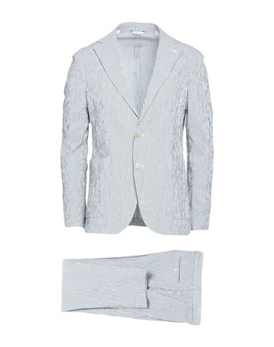 Manuel Ritz Man Suit Grey Size 40 Lyocell, Cotton, Elastane