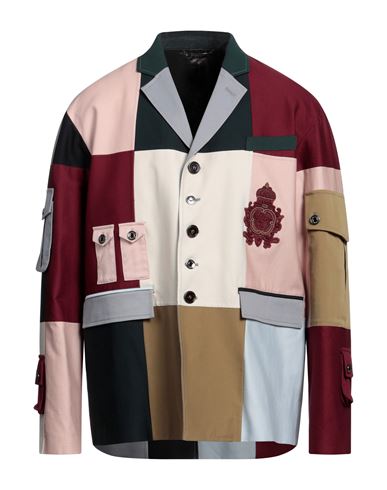 Dolce & Gabbana Man Blazer Pink Size 42 Cotton, Elastane