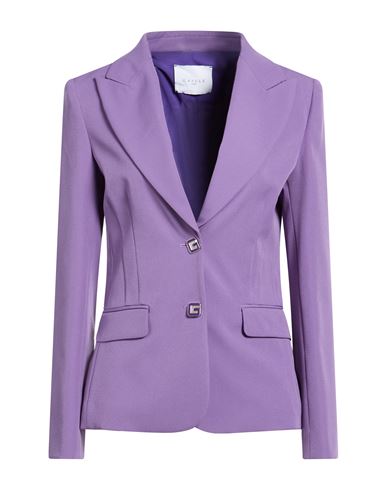 Gaelle Paris Gaëlle Paris Woman Blazer Mauve Size 6 Polyester, Elastane In Purple