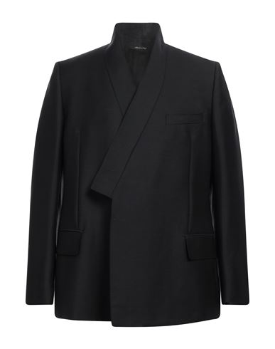 Dunhill Man Blazer Black Size 42 Mohair Wool, Wool