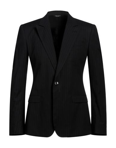 Dolce & Gabbana Man Blazer Black Size 40 Cotton