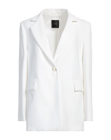 Pinko Woman Blazer White Size 6 Polyester, Elastane