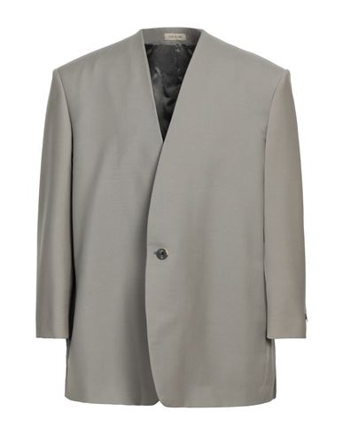 Fear Of God Man Blazer Grey Size 40 Mohair Wool, Wool In Neutral