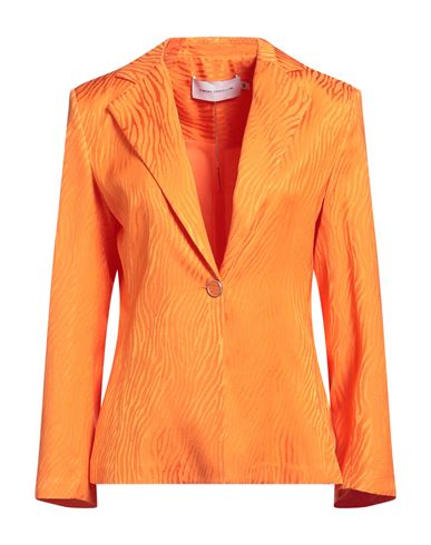 Shop Simona Corsellini Woman Blazer Orange Size 4 Viscose