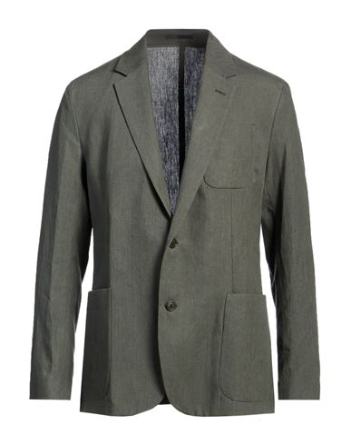 PAUL SMITH PAUL SMITH MAN BLAZER MILITARY GREEN SIZE 40 LINEN 