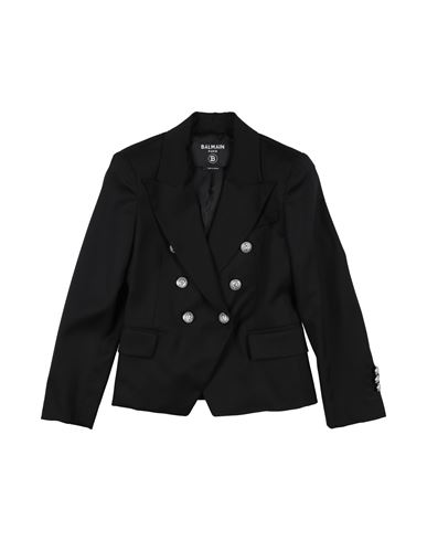 Balmain Babies'  Toddler Girl Blazer Black Size 6 Virgin Wool