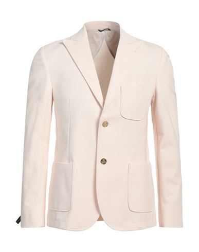 Grey Daniele Alessandrini Man Blazer Light Pink Size 40 Cotton, Polyamide, Elastane