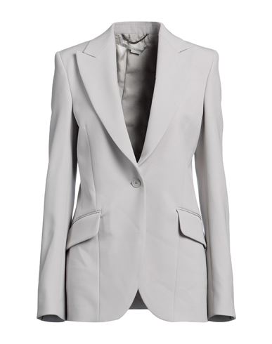 Stella Mccartney Woman Blazer Grey Size 4-6 Polyester, Wool, Elastane