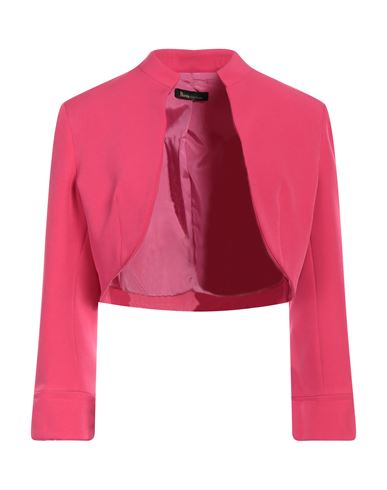 Hanita Woman Blazer Fuchsia Size 10 Polyester, Elastane In Pink
