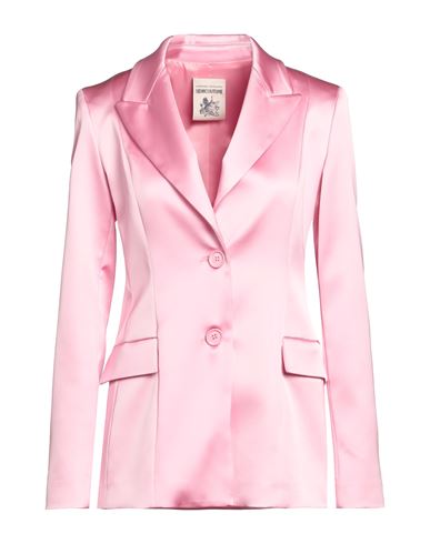 Semicouture Woman Blazer Pink Size 4 Acetate, Polyamide, Elastane, Polyester