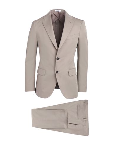 Boglioli Man Suit Dove Grey Size 42 Cotton, Cashmere, Elastane