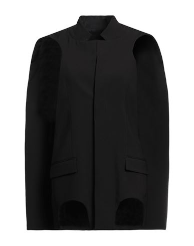 Dion Lee Woman Blazer Black Size 6 Polyester, Virgin Wool, Elastane, Polyamide
