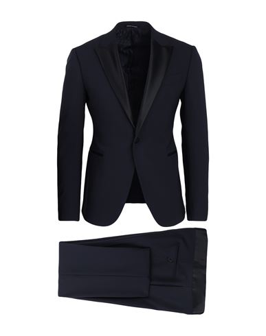Emporio Armani Man Suit Midnight Blue Size 36 Virgin Wool, Elastane