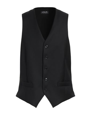Shop Luigi Bianchi Mantova Man Tailored Vest Black Size 40 Wool