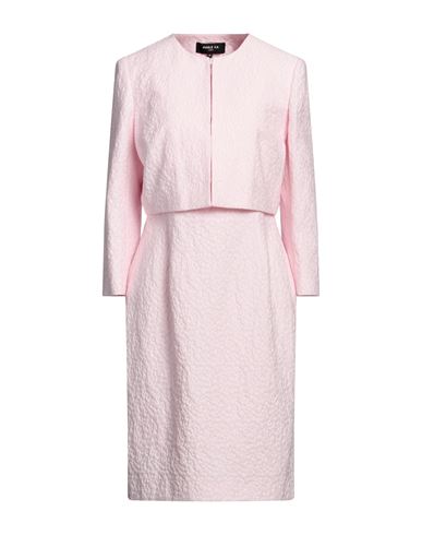 Paule Ka Woman Midi Dress Pink Size 14 Cotton, Polyamide, Acrylic, Silk