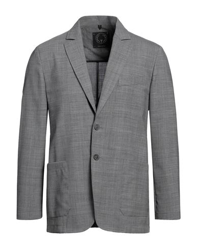 T-jacket By Tonello Man Blazer Grey Size Xxl Virgin Wool, Polyester, Elastane