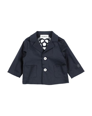 Shop Bikkembergs Newborn Boy Blazer Midnight Blue Size 0 Cotton