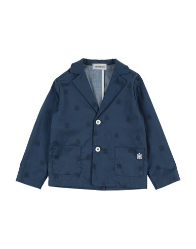 Shop Bikkembergs Toddler Boy Blazer Navy Blue Size 3 Cotton