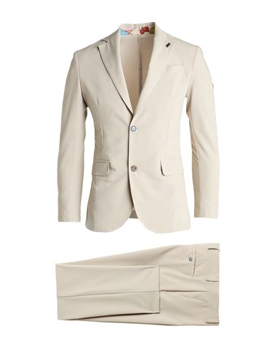 Bob Man Blazer Beige Size 40 Polyester, Viscose, Elastane In Beige