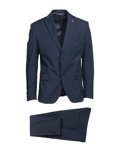 Jerry Key Man Suit Midnight Blue Size 46 Polyester, Wool, Viscose, Elastane