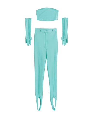 JULFER JULFER WOMAN CO-ORD TURQUOISE SIZE 6 POLYAMIDE, ELASTANE 