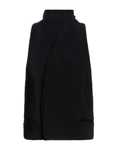 Ferragamo Man Tailored Vest Black Size 40 Viscose, Elastane, Cotton