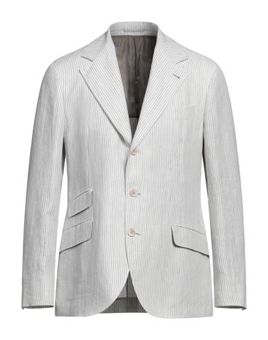 Brunello Cucinelli Man Blazer White Size 46 Linen