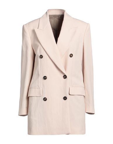 Shop Brunello Cucinelli Woman Blazer Light Pink Size 6 Viscose, Polyamide, Ecobrass