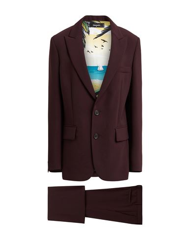 Shop Dsquared2 Woman Suit Burgundy Size 2 Polyester In Red