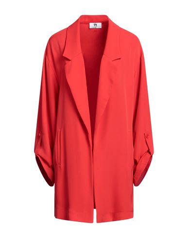 Gai Mattiolo Woman Blazer Red Size 16 Polyester, Elastane