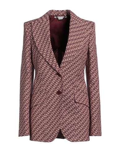 Stella Mccartney Woman Blazer Pastel Pink Size 8-10 Recycled Wool, Cotton, Polyamide, Elastane