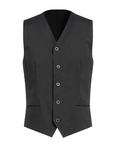 Dolce & Gabbana Man Tailored Vest Black Size 42 Cotton, Virgin Wool, Elastane