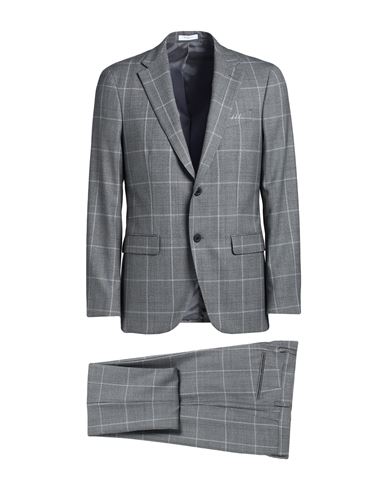 Boglioli Man Suit Grey Size 46 Virgin Wool In Gray