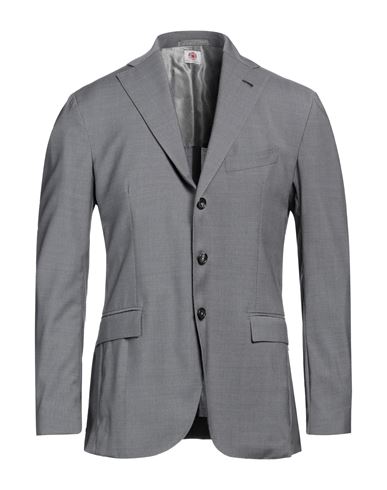 Luigi Borrelli Napoli Man Blazer Grey Size 44 Virgin Wool