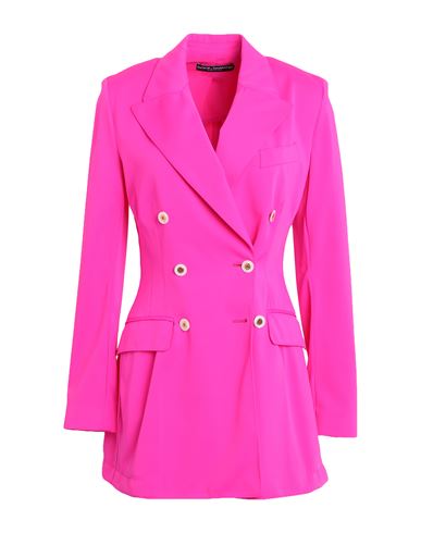 Dolce & Gabbana Woman Blazer Fuchsia Size 4 Polyamide, Elastane In Pink