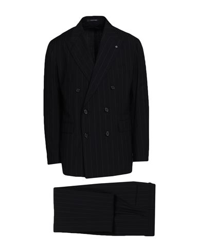 Tagliatore Man Suit Black Size 40 Virgin Wool