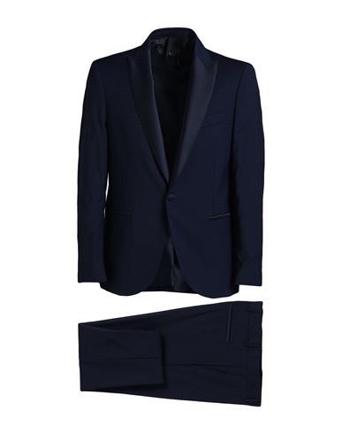 Mulish Man Suit Midnight Blue Size 50 Polyester, Viscose, Elastane