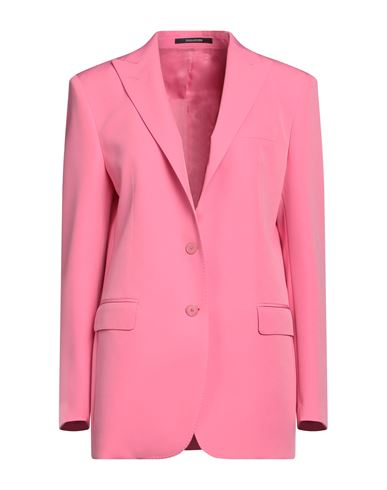 Tagliatore 02-05 Woman Blazer Fuchsia Size 14 Polyester, Elastane In Pink
