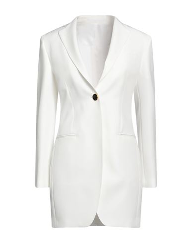 Tagliatore 02-05 Woman Blazer White Size 4 Polyester, Elastane