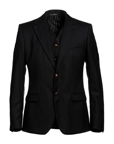 Dolce & Gabbana Man Blazer Black Size 44 Virgin Wool