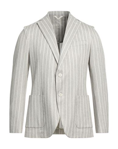 Circolo 1901 Man Blazer Grey Size 44 Cotton, Linen