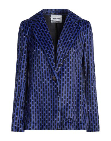 Brand Unique Woman Blazer Blue Size 2 Polyester