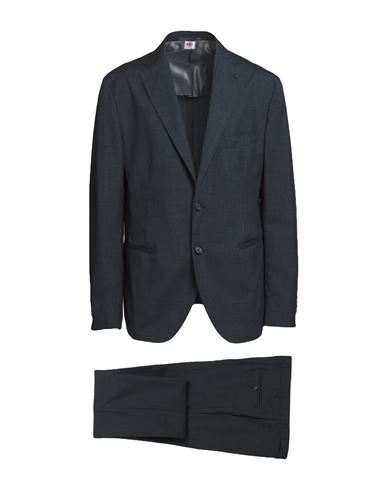 Luigi Borrelli Napoli Man Suit Lead Size 48 Virgin Wool In Grey
