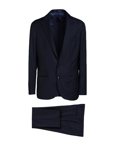 Barba Napoli Man Suit Midnight Blue Size 46 Virgin Wool