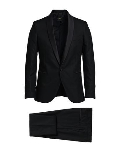 Mulish Man Suit Black Size 44 Polyester, Viscose, Elastane