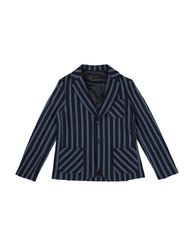 Monnalisa Toddler Boy Blazer Midnight Blue Size 5 Cotton, Polyester, Viscose, Polyamide In Blue