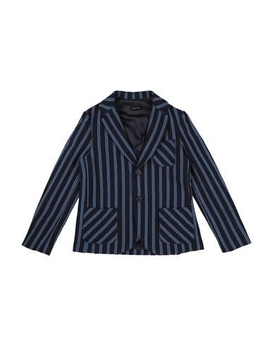 Shop Monnalisa Toddler Boy Blazer Midnight Blue Size 6 Cotton, Polyester, Viscose, Polyamide