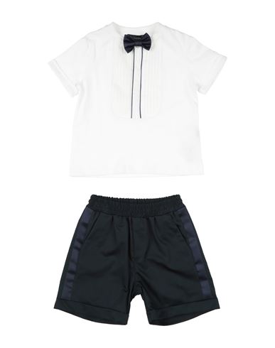 Shop Monnalisa Toddler Boy Co-ord White Size 3 Cotton, Polyester