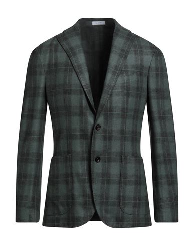 Boglioli Man Blazer Deep Teal Size 38 Wool, Polyamide In Gray