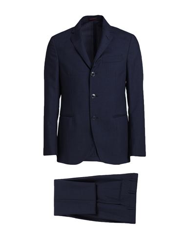 The Gigi Man Suit Navy Blue Size 42 Virgin Wool, Merino Wool